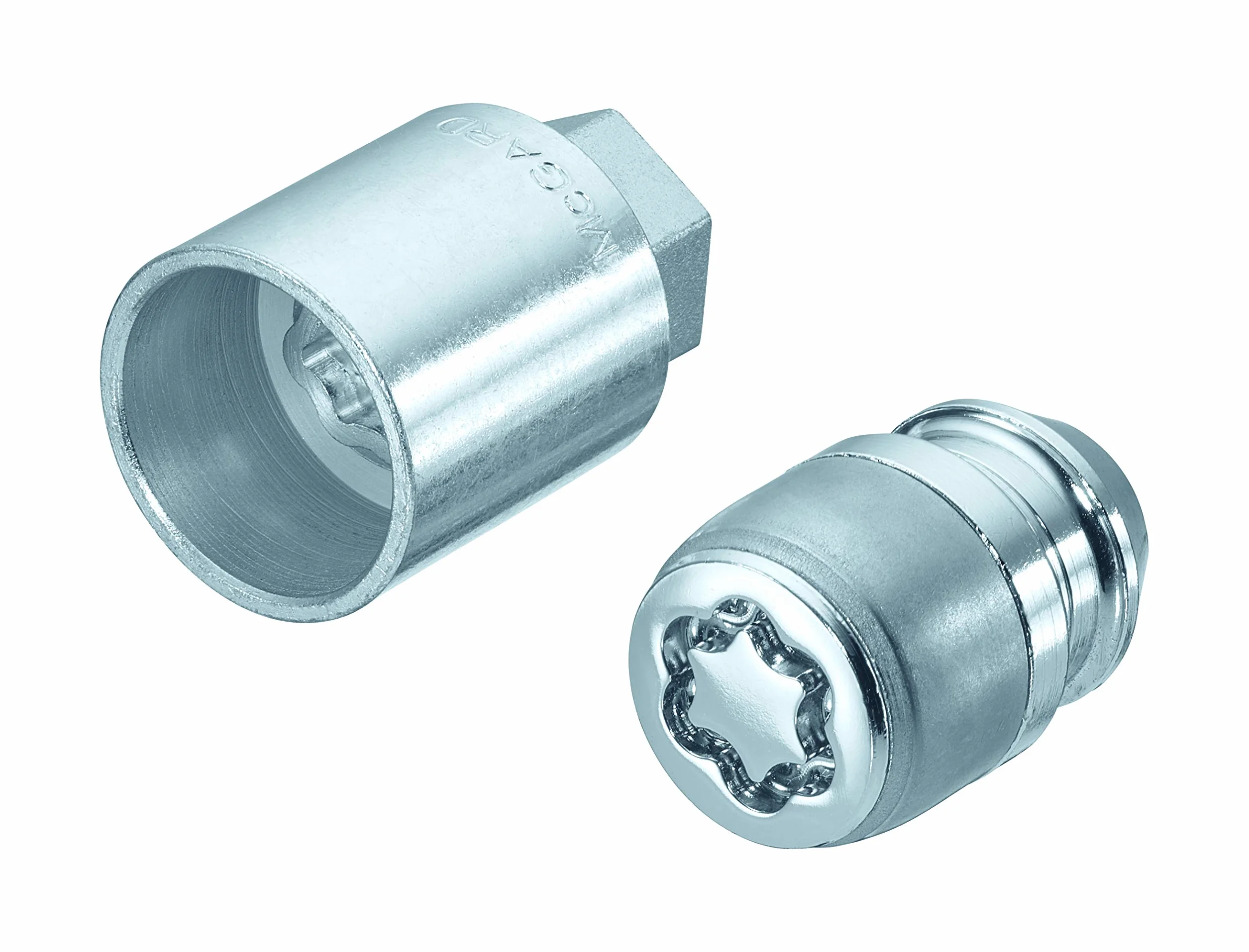 Tuercas de fijación de ruedas 24195SL (Ultra High Security) M12x.1.5, asiento cónico, longitud total 35 mm, SW21, diámetro de llave 28,8 mm