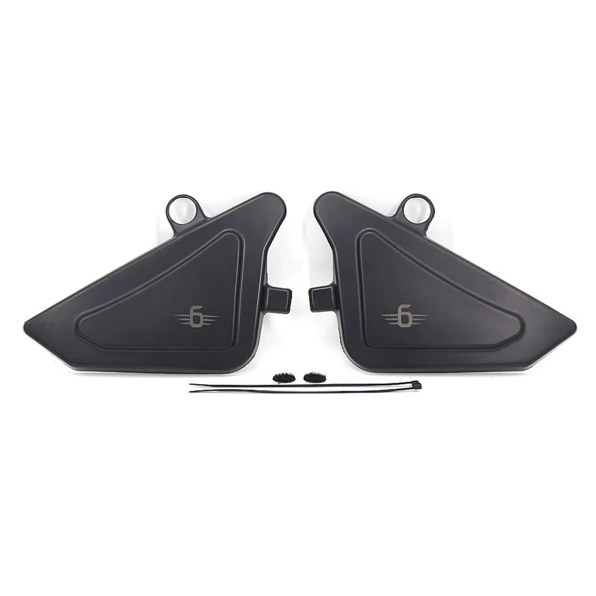 Paneles de alerón lateral delantero de motocicleta, cubierta de paneles laterales de marco de bicicleta, cubiertas de carenado, placas de plástico para tanque de motor, se adapta a B&MW K1600B K1600 B