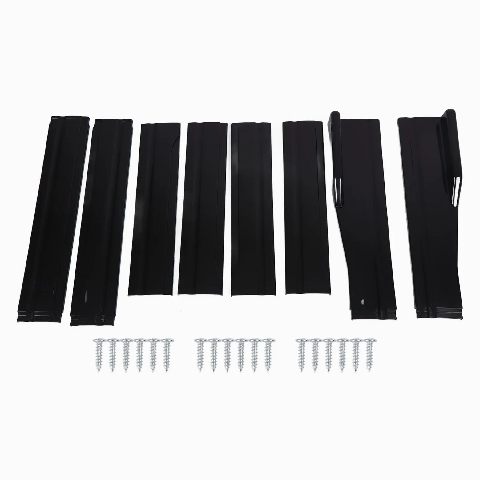 Generic Extensión de Faldón Lateral Trasero Negro Brillante para Mejorar la Estabilidad del Vehículo 78,7 Pulgadas para Automóviles Universales