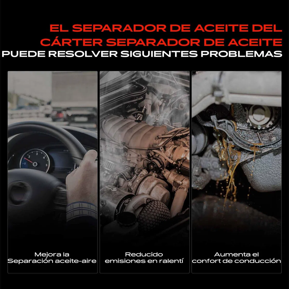 Frankberg Separador de aceite de Válvulaación del cárter Con junta Compatible con Cordoba 6L2 Ibiza III 6L1 Fabia I 6Y2 Polo 9A 9N Polo Berlina 9A2 9A4 9A6 9N2 Replace# 036103464AJ