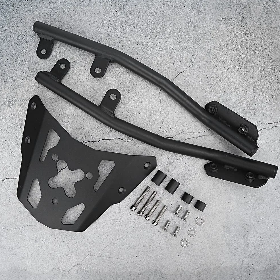 Cocoarm Soporte de Soporte de de Estante de Equipaje Trasero de Motocicleta para Z650 17-19 Instalación Fácil de Acero Inoxidable Aumento de Espacio de Almacenamiento