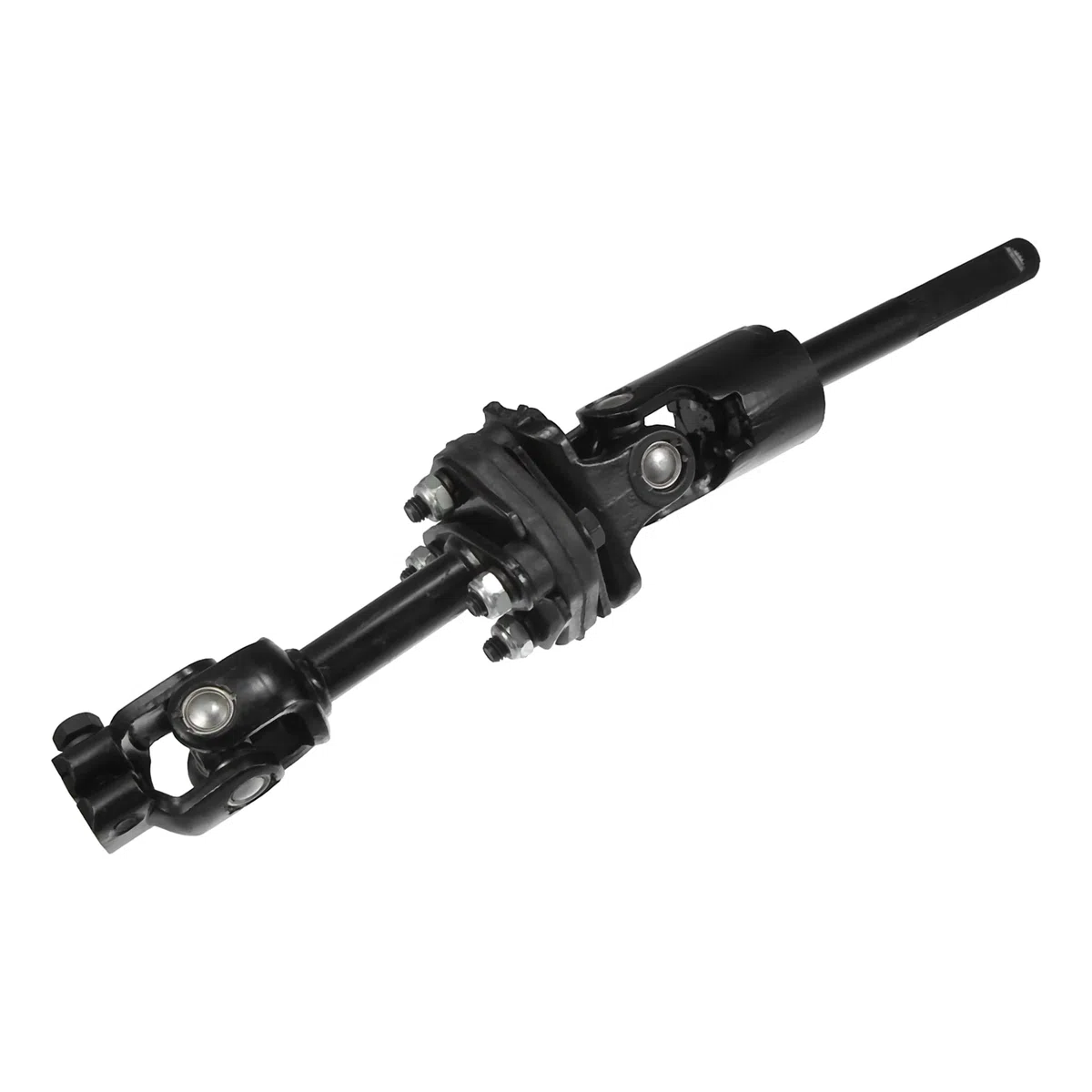 X AUTOHAUX Eje Intermedio De Dirección Para Chevy Tracker 1999-2004 1Pc | Metal, Negro, 35.5X5.2X7Cm, M8X1.25, Oe 48220-65D60, Para Chevy S10 99-04, Para Suzuki Vitara 99-04 Y Gran Vitara 99-05