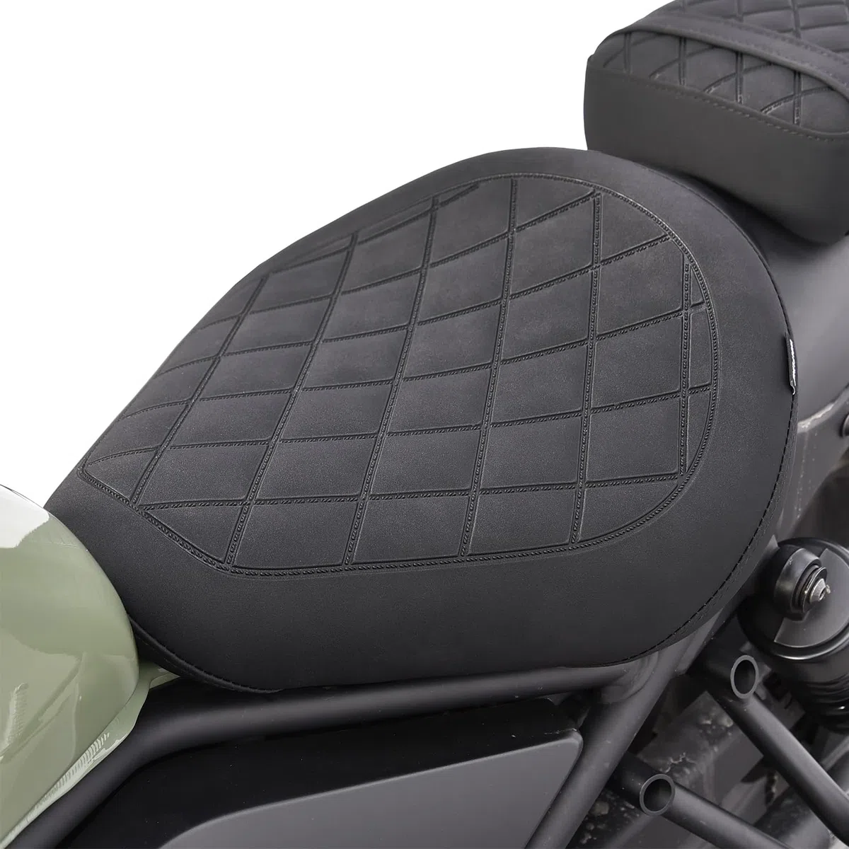 Asiento cómodo para conductor delantero de motocicleta para Rebel CMX 500 300 2017 2018 2019 2020 2021 2022 2023 2024 2025 2026, cojín de sillín individual para piloto, almohadilla para pasajero