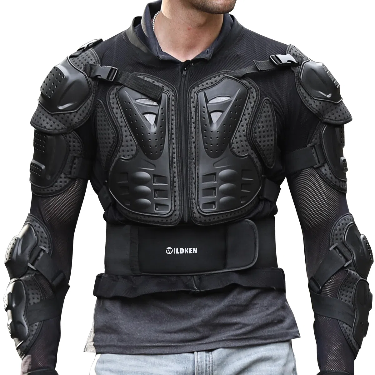 Wildken - Chaqueta de Armadura para Motocicleta, Chaqueta para Moto, Chaleco de protección, Equipo de Moto, Cross Scooter, MTB Enduro para Hombre o Mujer