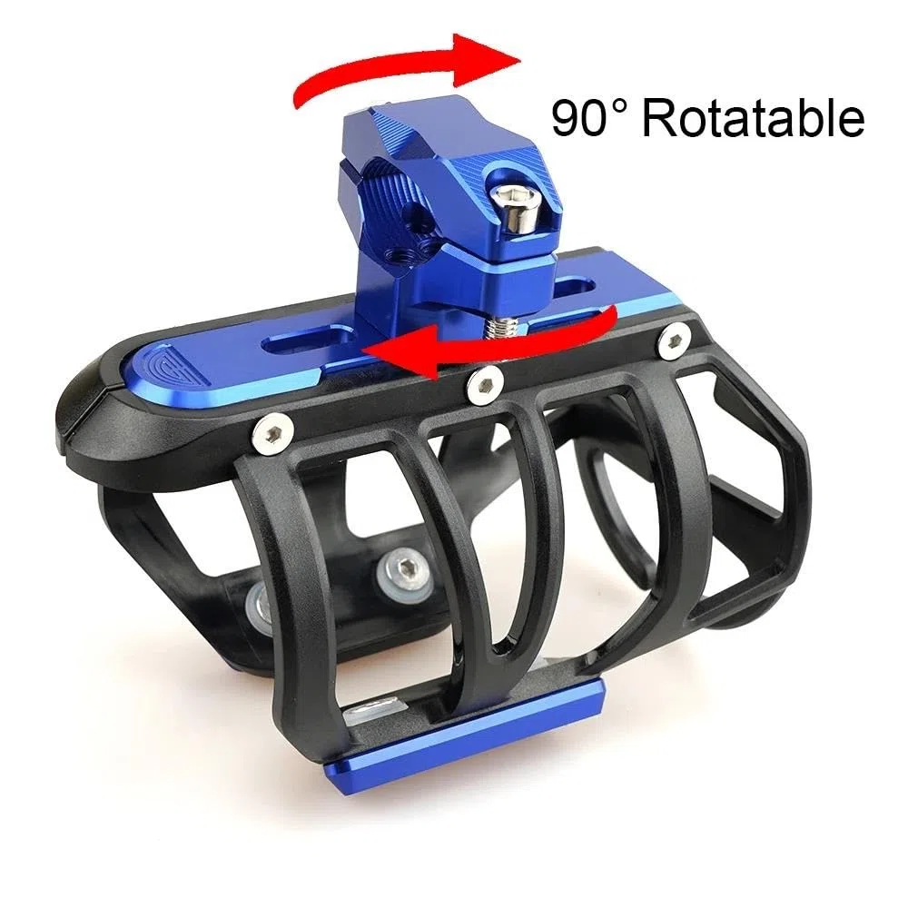 Soporte para Portavasos Y Botellas De Agua para Motocicleta para Moto Guzzi V85TT / V9 Roamer/Bobber / V7 Stone/Special Copa(Oro)