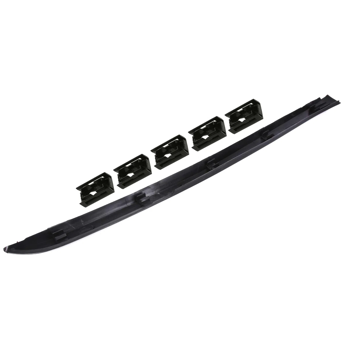 INLY - Moldura para parabrisas delantero derecho + 5 clips compatible con Vito W638 A6386980179 6386980179 (1996-2003)