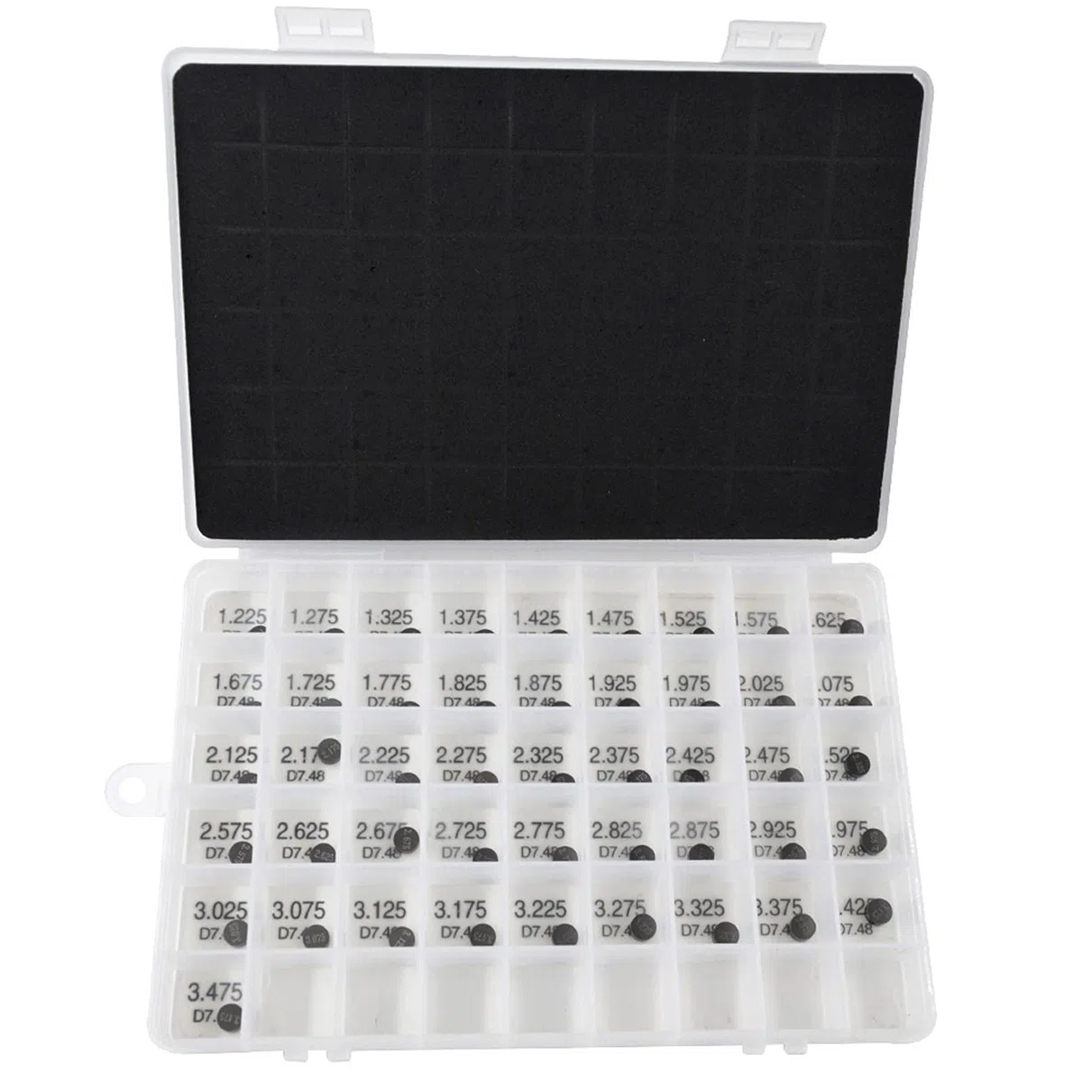 AHL- 46pcs 7.48mm Motocicleta Pastillas ajustable juego de válvulas Valve Shim kit compatible con Honda CBR600RR 2003-2007/Honda CBR900RR 1993-1999/ Honda CBR929RR 2000-2001
