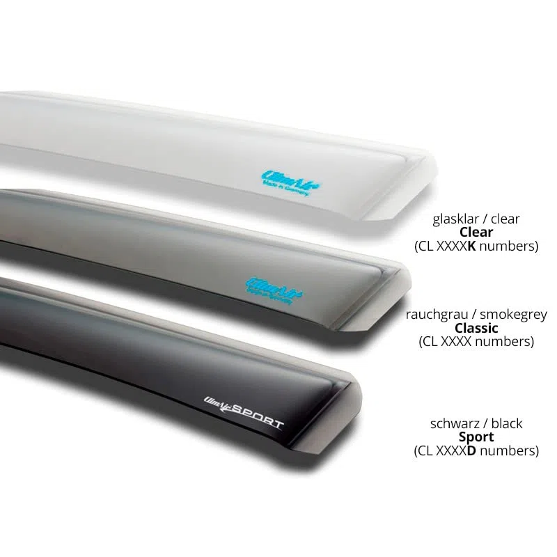 ClimAir Car Comfort Deflectores de Aire Compatible con Toyota Yaris IV Cross (MXP) 2020-