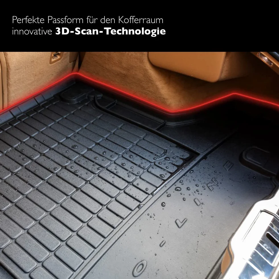FROGUM ProLine 3D Alfombrilla Exclusiva de Goma cubeta Maletero para Ford Focus IV Desde 2018 | Práctico Organizador | Los Bordes más Altos | Al Tamaño