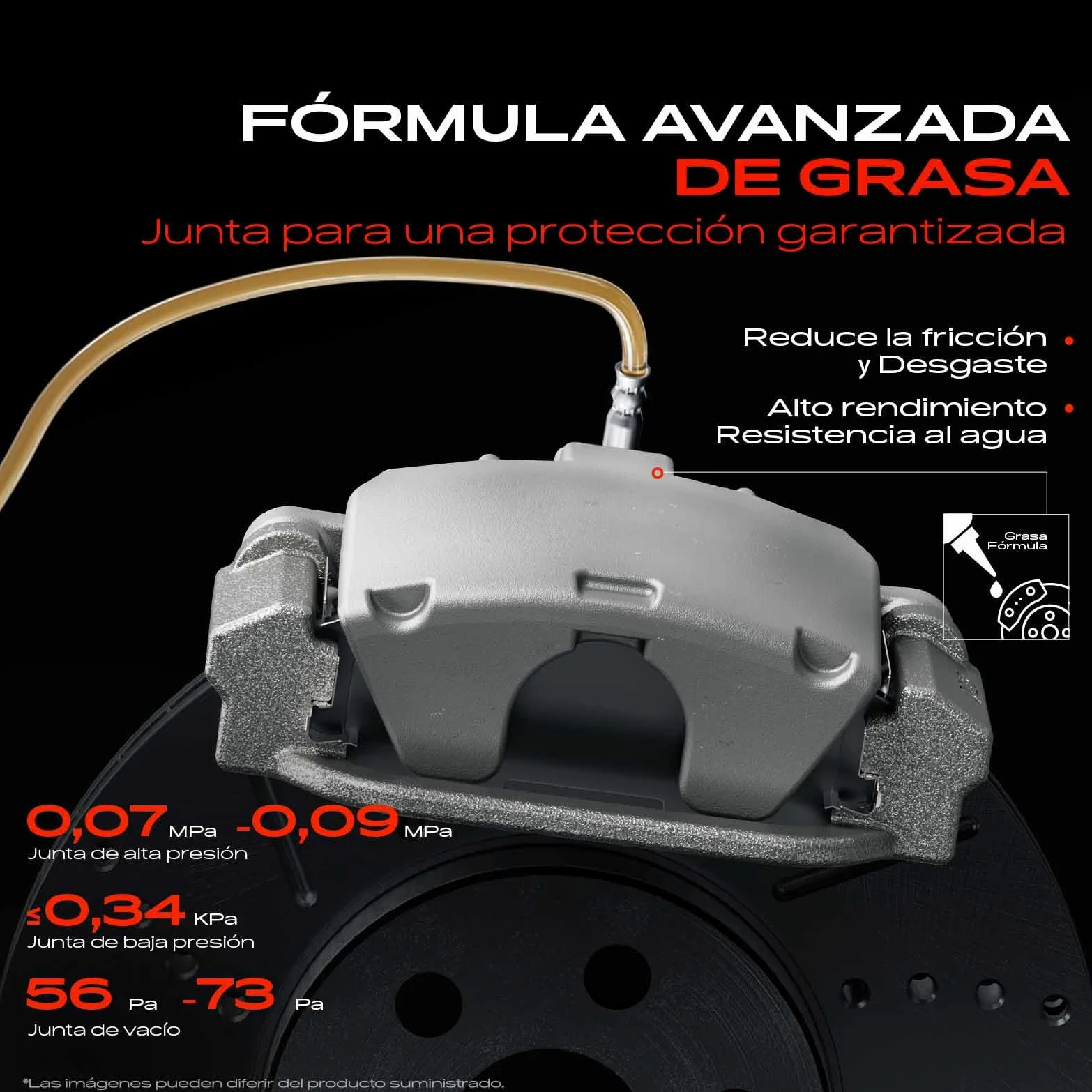 Frankberg Pinza de freno Parte trasera izquierda fundición de alumin.io Compatible con 147 937 GT 937 156 932 166 936 Kappa 838A Kappa 838 Kappa SW 838B Lybra 839AX Replace# 77364538