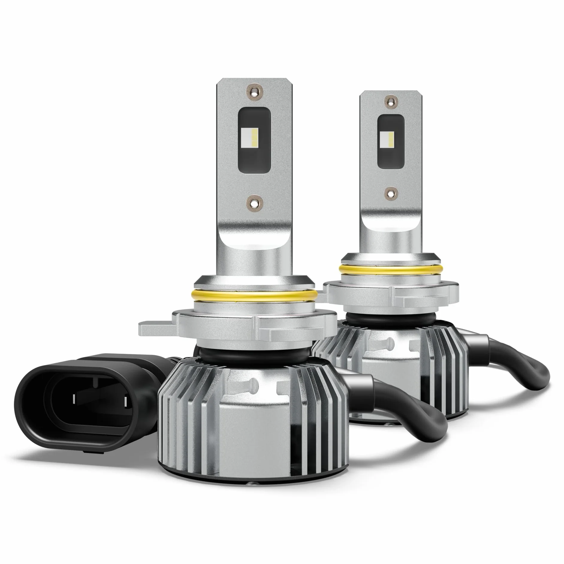 OSRAM NIGHT BREAKER LED SMART HIR2; hasta un 330% más de brillo; 6000 K, luz LED de carretera y de cruce con homologación para circular por carretera