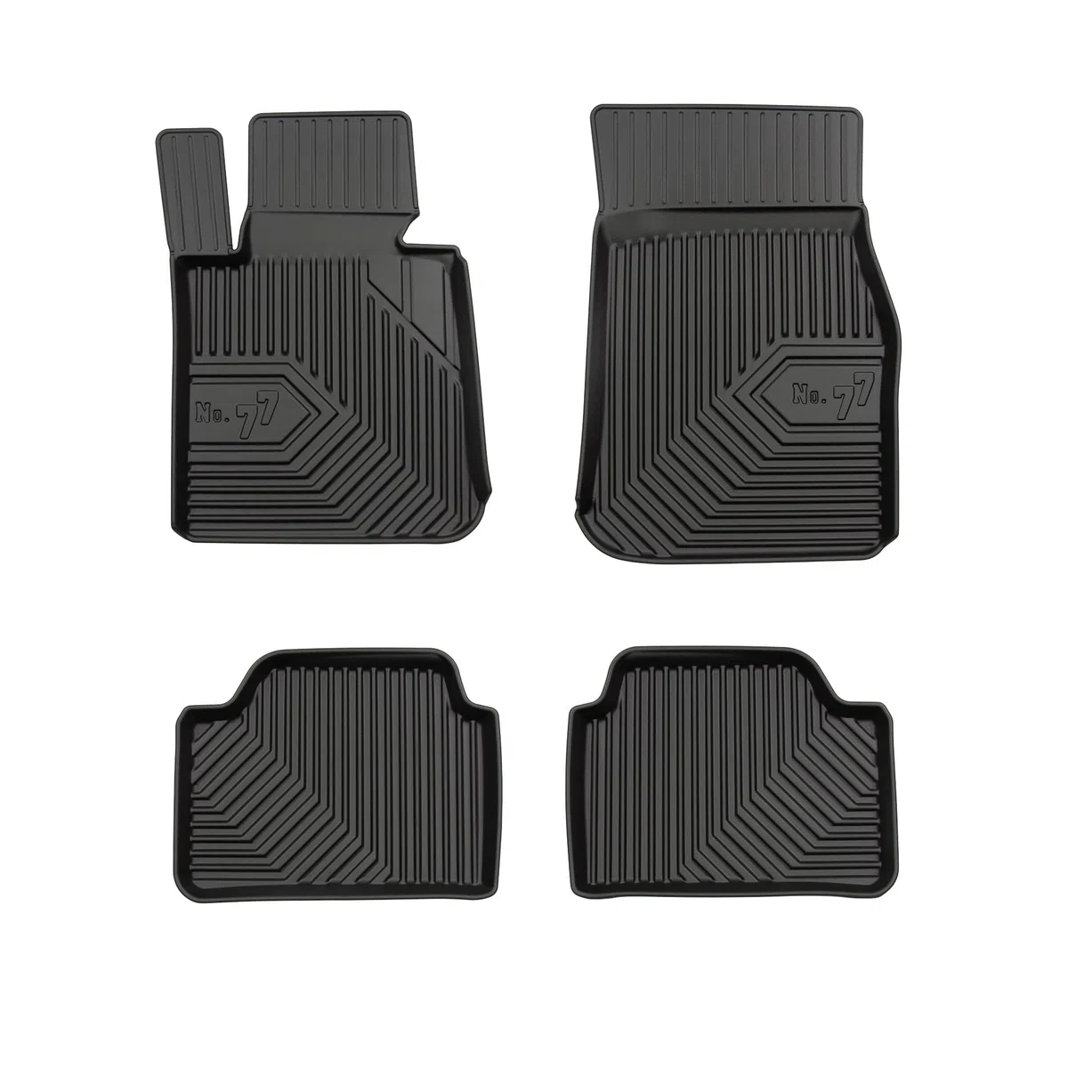 FROGUM No.77 Alfombrillas para Coche Alfombras para BMW Serie 1 F20 2011-2019 | Borde Alto | para Todo el año | Tamaño