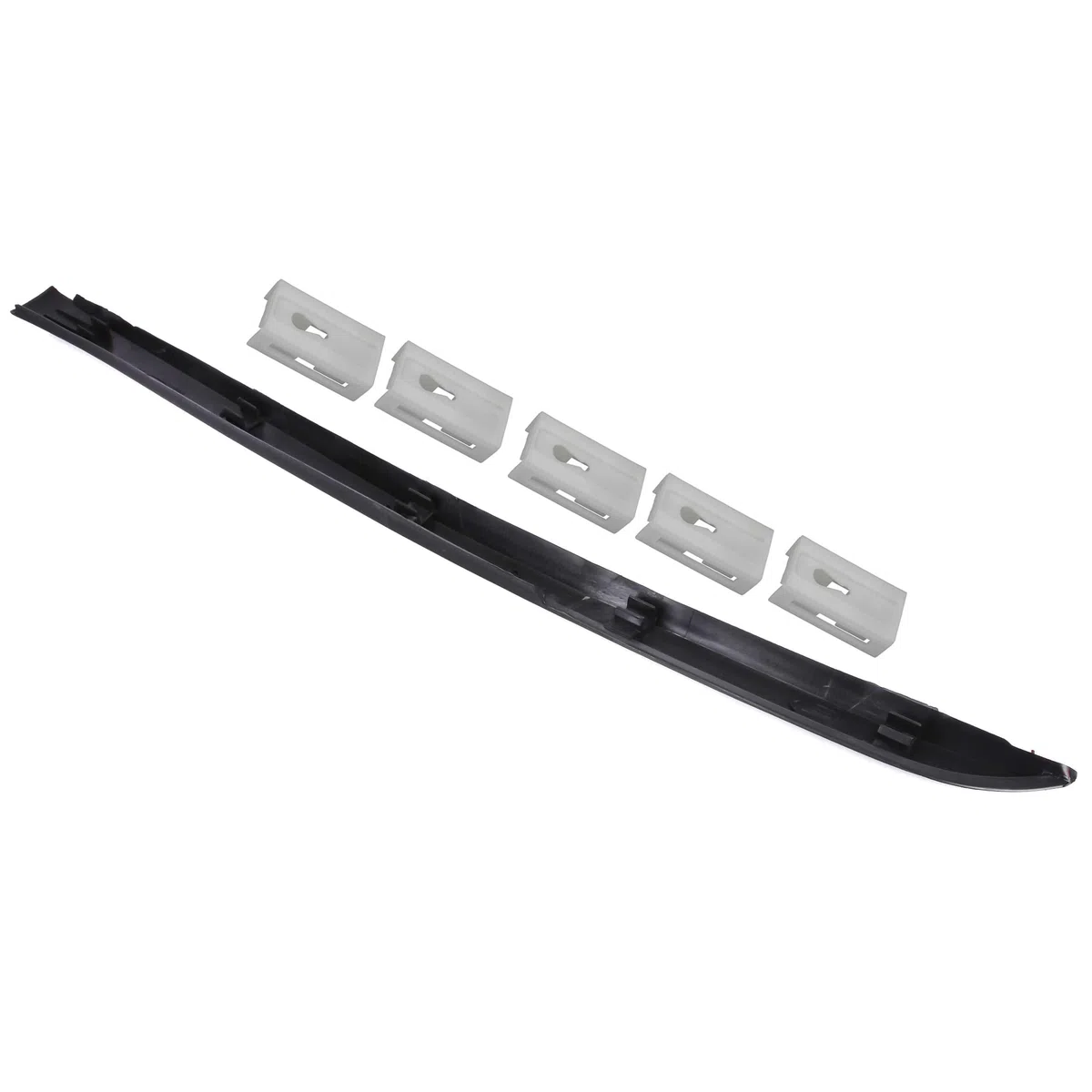 INLY Parabrisas delantero Listón decorativo del parabrisas Marco del parabrisas izquierdo + 5 clips compatible con Vito W638 A6386980079 6386980079 (1996-2003)