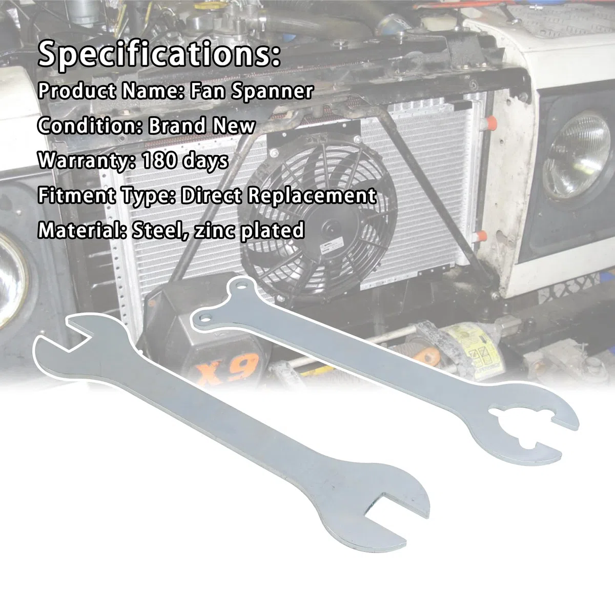 Topteng Viscous Fan Tool Spanner Apto para Land Rover Apto para Range Rover Sport & TD V6 Discovery 3