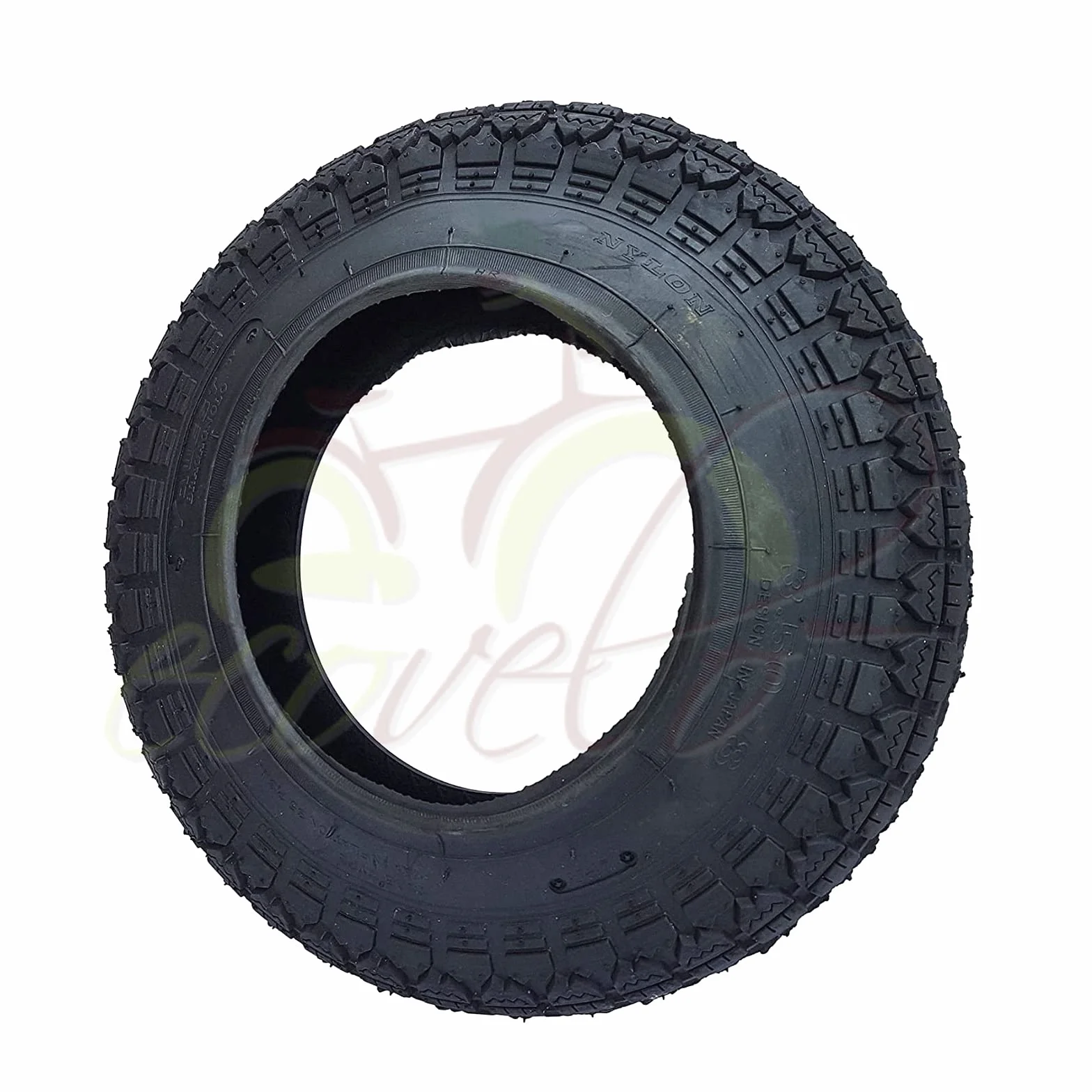 3 gomas 3.50-8 compatibles con Vespa VBB VNB VBA VNA VB1T GL 125 150 reforzadas 6PR (6 Tel) | Tres neumáticos negros