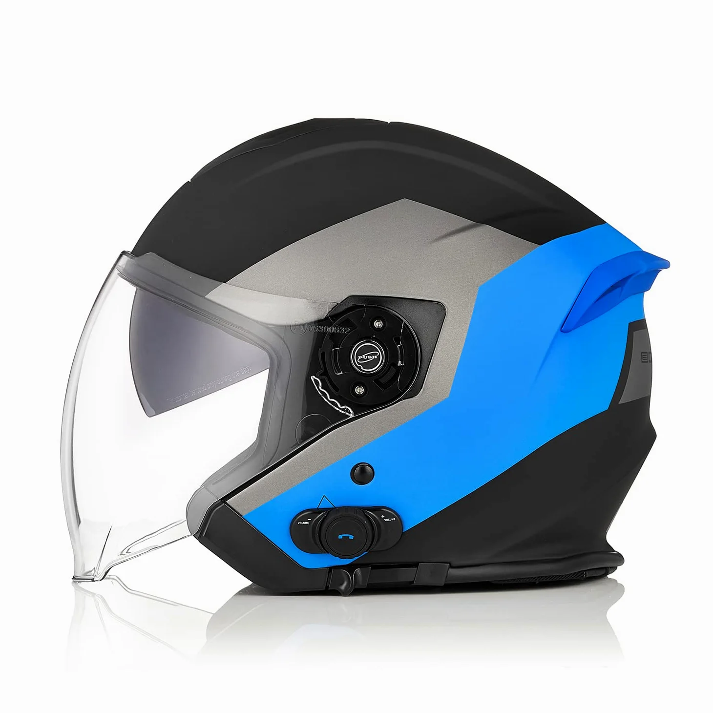 ORIGINE Casco Jet Moto Bluetooth Homologado ECE con Doble Visera