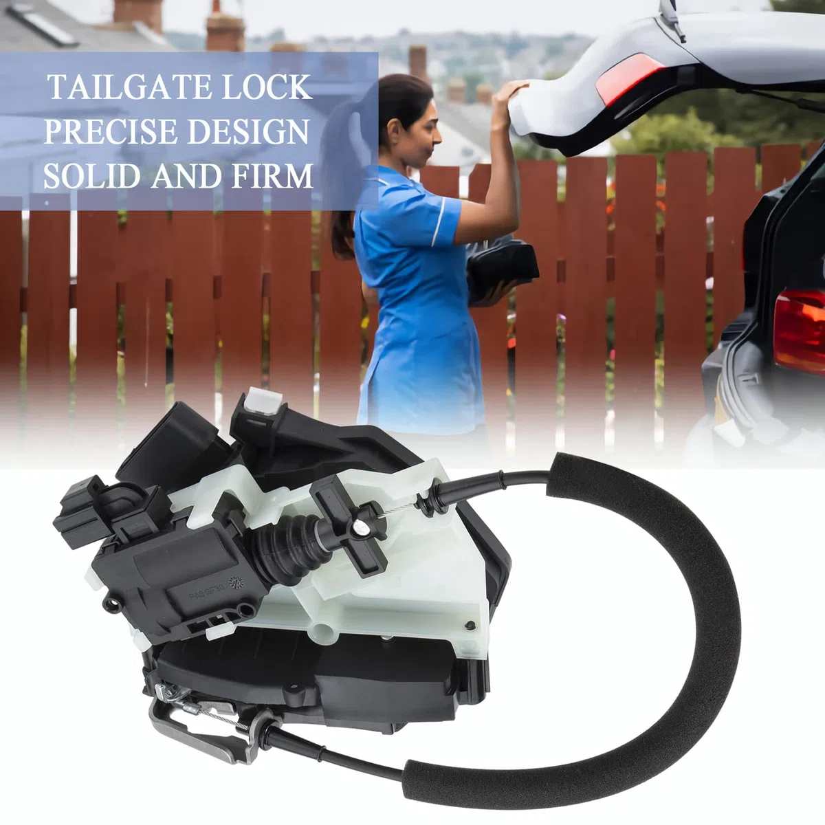 Cerradura de Portón Trasero CN15-A219A-NE Pestillo de Tapa de Maletero para Ecosport 2013-2017
