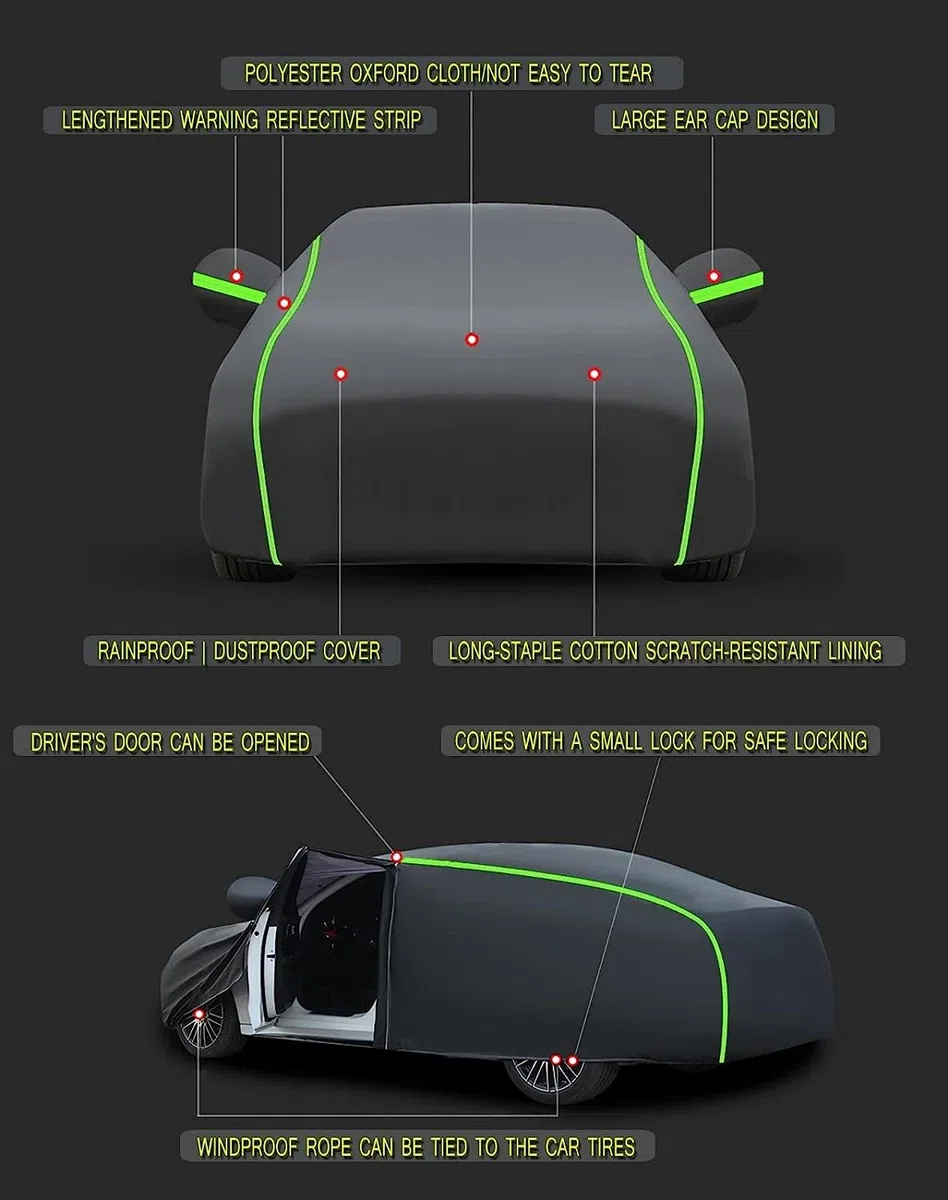 Funda Coche para Renault 5 E-Tech （2024-2025）,Resistente Al Sol, A La Lluvia, Al Polvo,con Cremallera y Cordón Resistente Al Viento