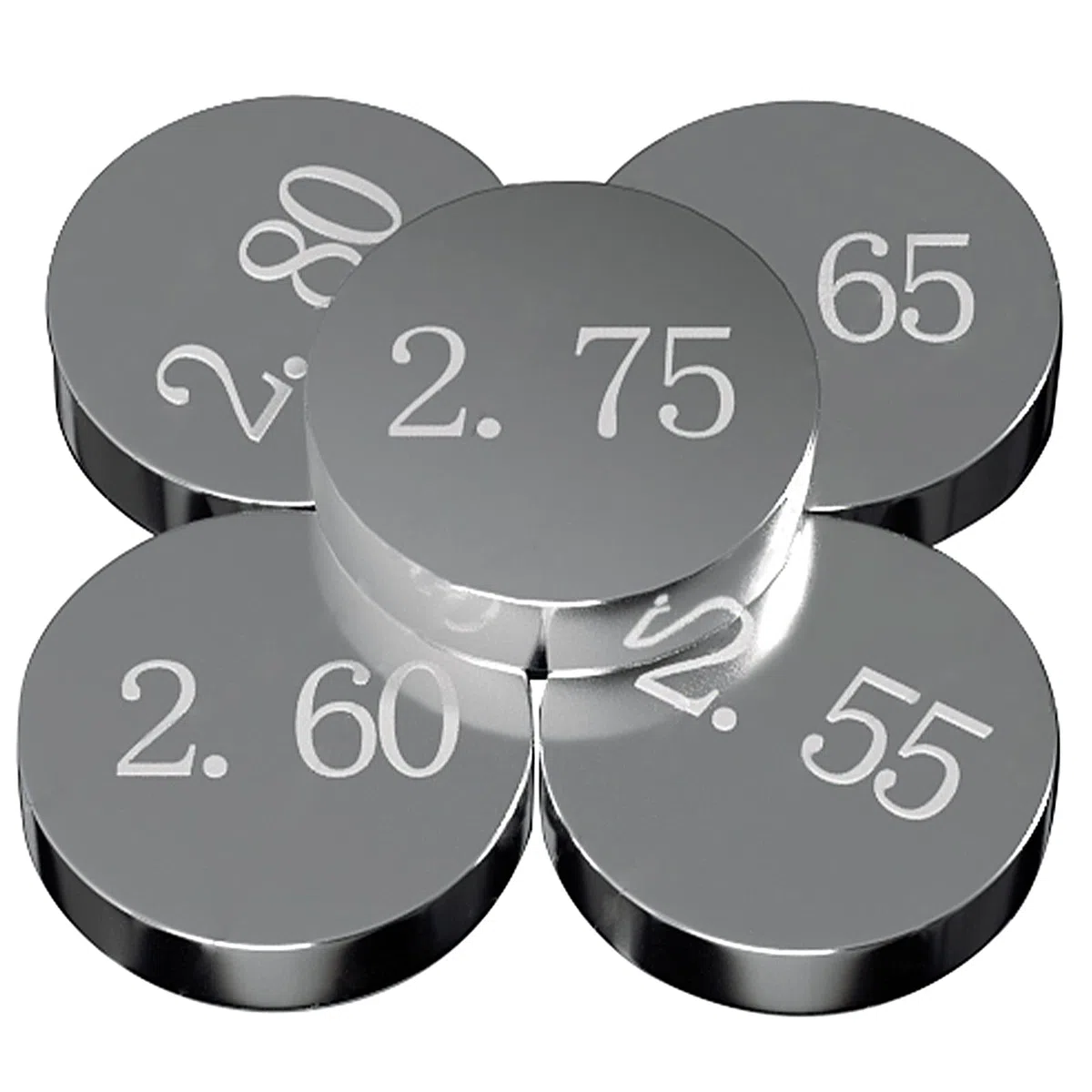 AHL- 47pcs 7.48mm Motocicleta Pastillas ajustable juego de válvulas Valve Shim kit para Yamaha YZF-R6 1999-2009