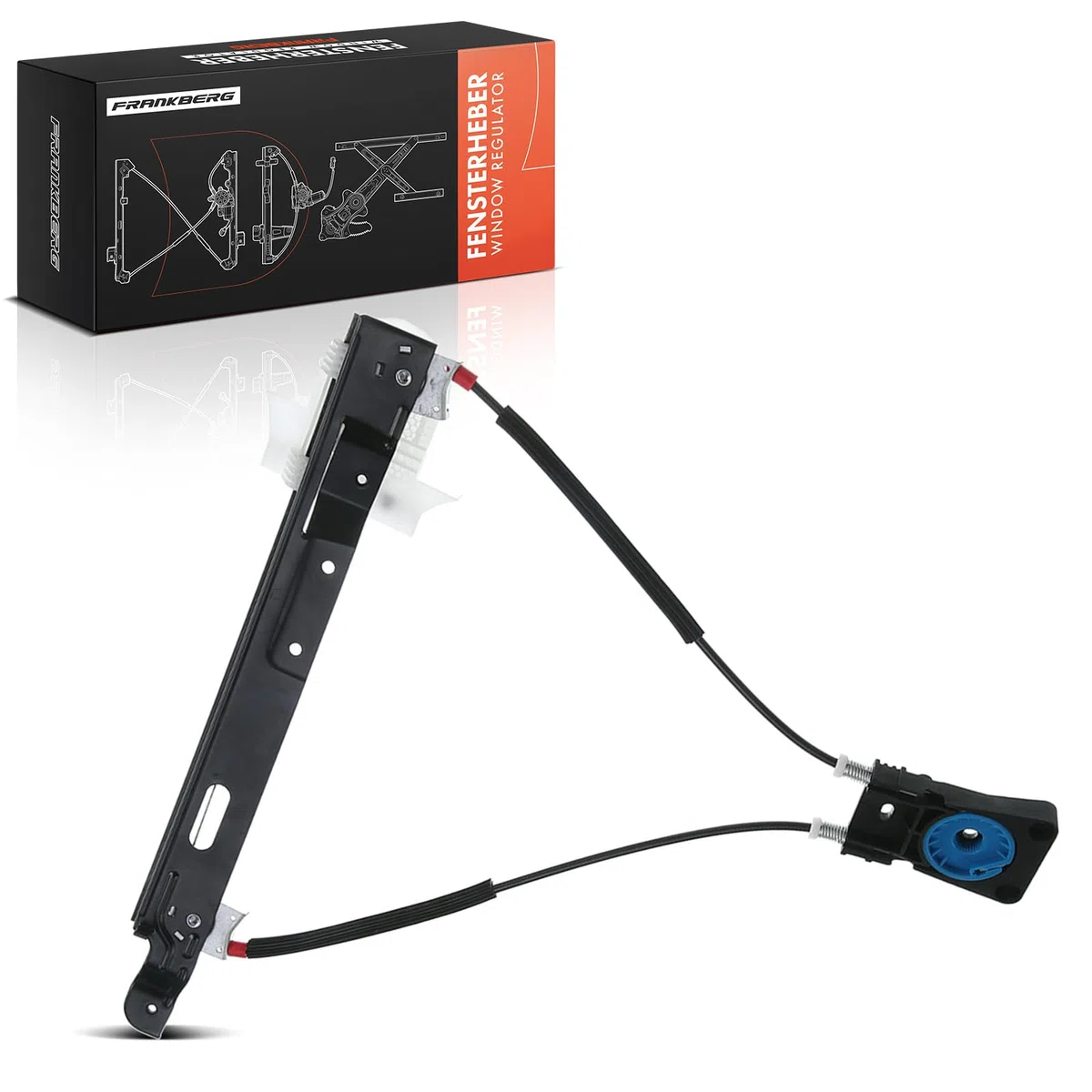 Frankberg Elevalunas Mecanismo elevalunas Eléctrico sin Motor Parte trasera izquierda Sin placa 4/5-Puerta Compatible con Mondeo IV BA7 Replace# 7S71A27001BJ,1803932