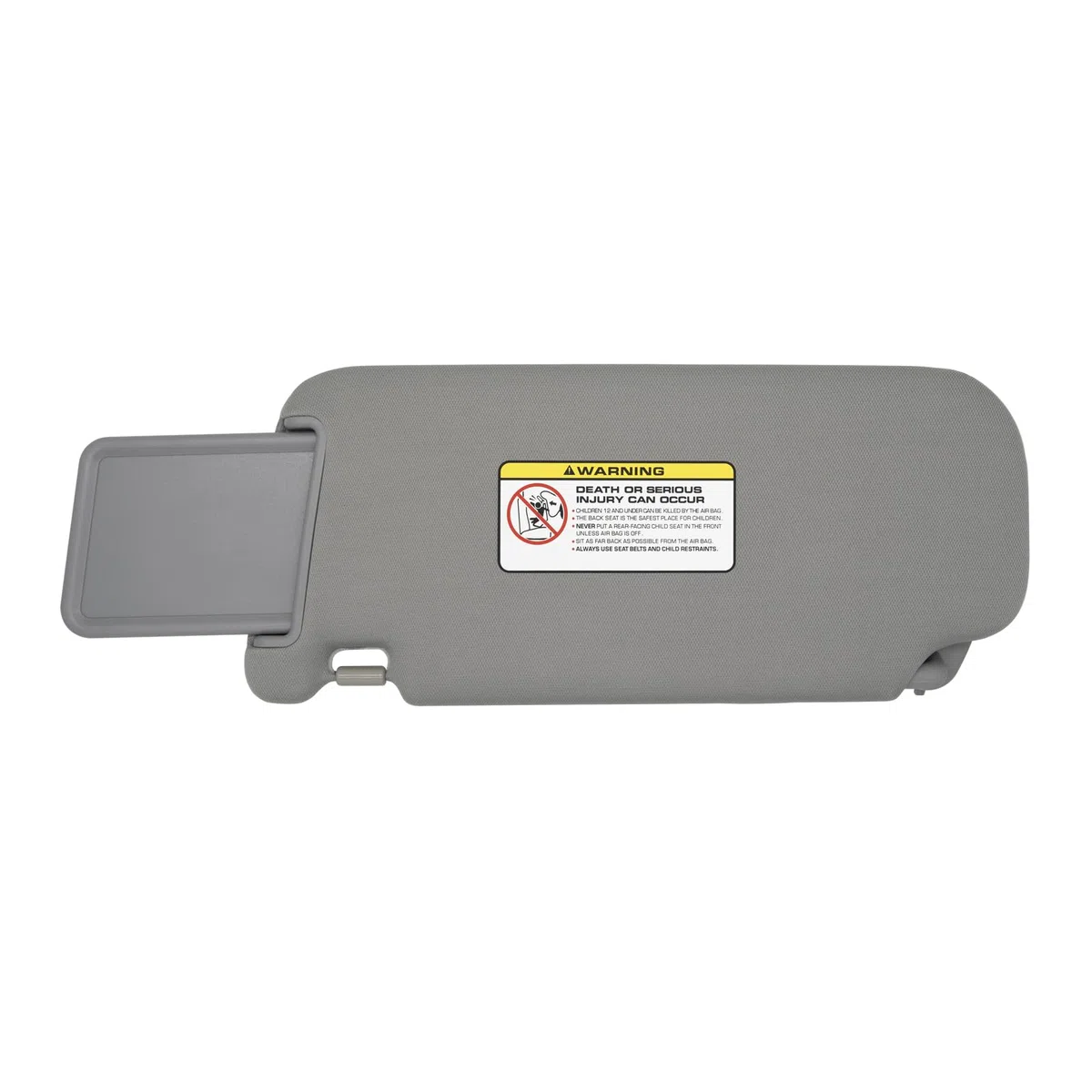 NHILES Visera para el lado derecho del pasajero para Hyundai Elantra 2007 2008 2009 2010 Sombra de reemplazo para el sol # 85202-2H110-8M (Gris)