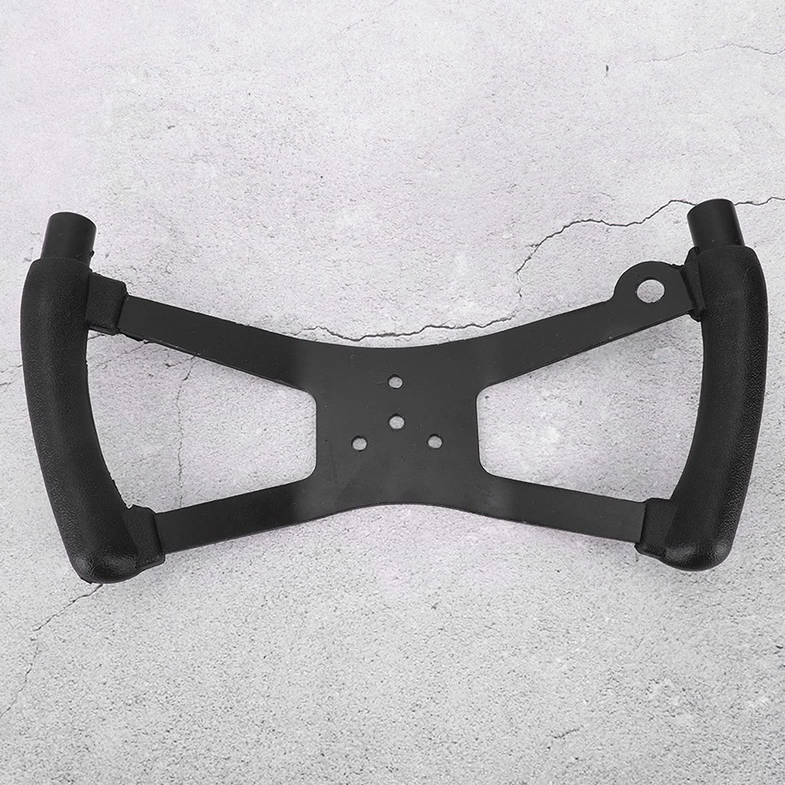 Akozon Volante estilo H para Racing Kart Go Cart Accesorio de modificación de coche Negro