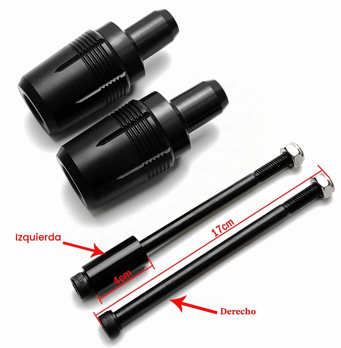 Mowok - Protectores de marco para moto, protección anticaída, accesorios para Kawasaki Ninja 650 Z650 Z650RS 2017-2024 2023 Z650 RS Z 650 2025, protecciones del marco (negro)