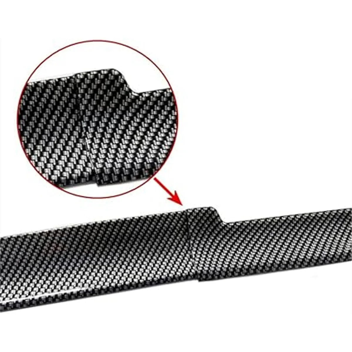 Alerón Trasero para Coche para Honda Accord 2003-2008, Spoiler Trasero Repuestos Automóvil Alerón Puerta Trasera Alerón Maletero ABS Aspecto,Carbon Fiber Look