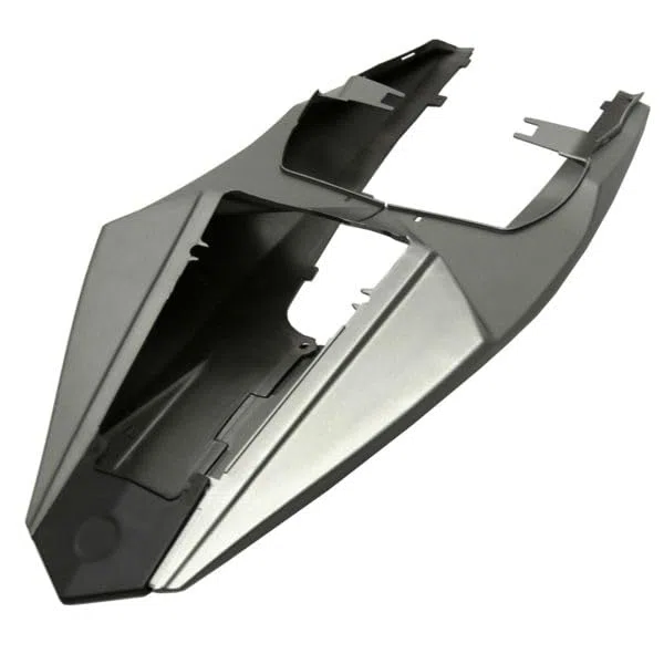 Carenado trasero (3 unidades) para Yamaha YZF-R125 2008-2018 (negro/gris satinado)