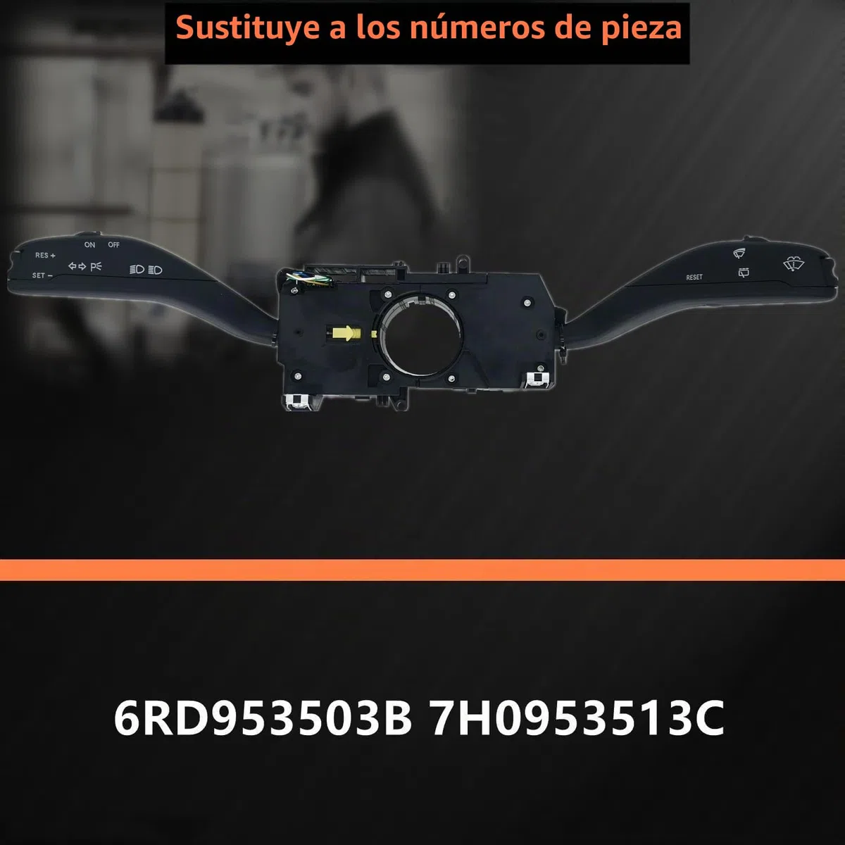 Interruptor Columna de Dirección palanca intermitente mando limpiaparabrisas para Seat Ibiza Skoda Fabia VW Transport 6RD953503B 7H0953513C