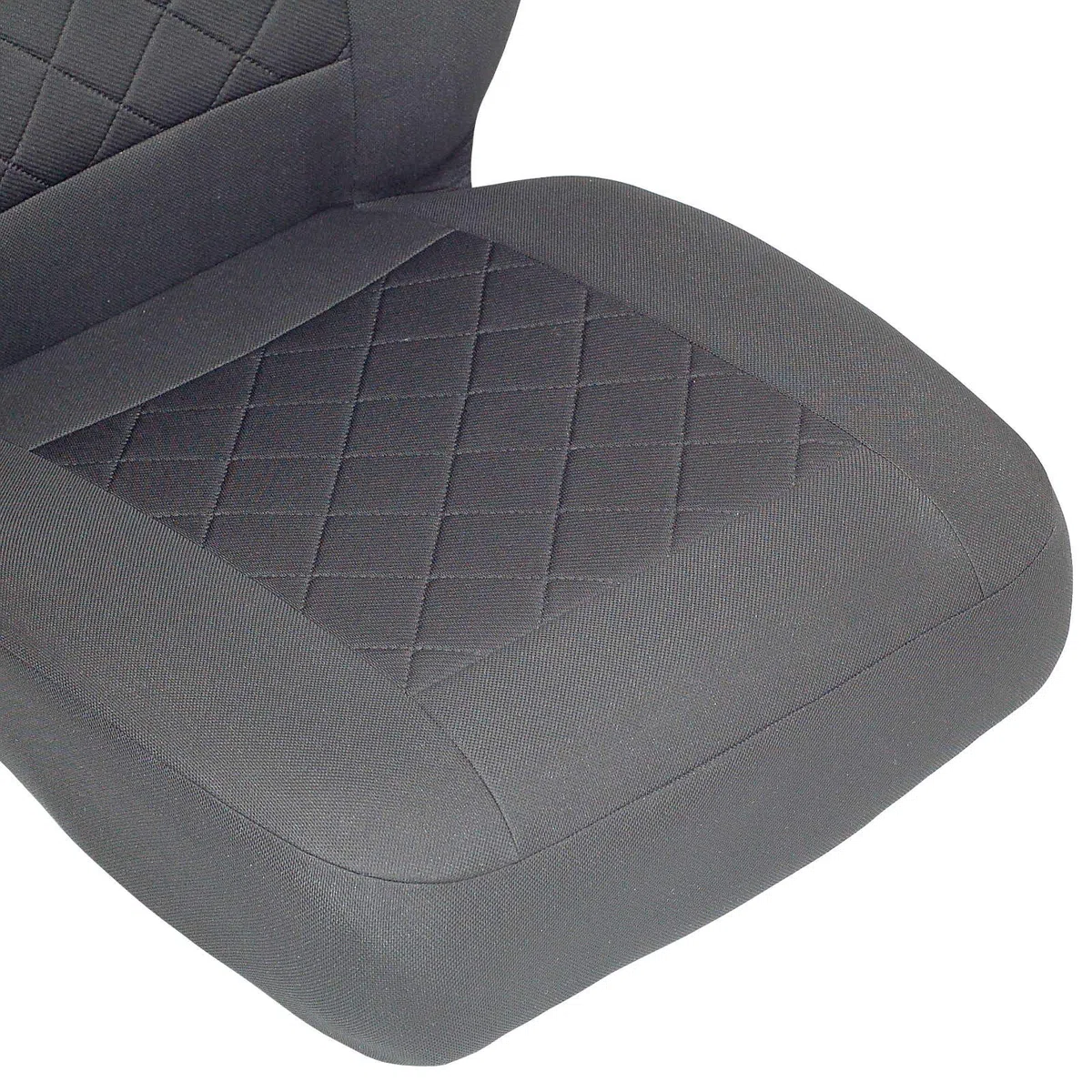 Fundas De Asiento para Mitsubishi Canter - Conjunto De Fundas 1+2 - Color Premium Cuadrados Grises
