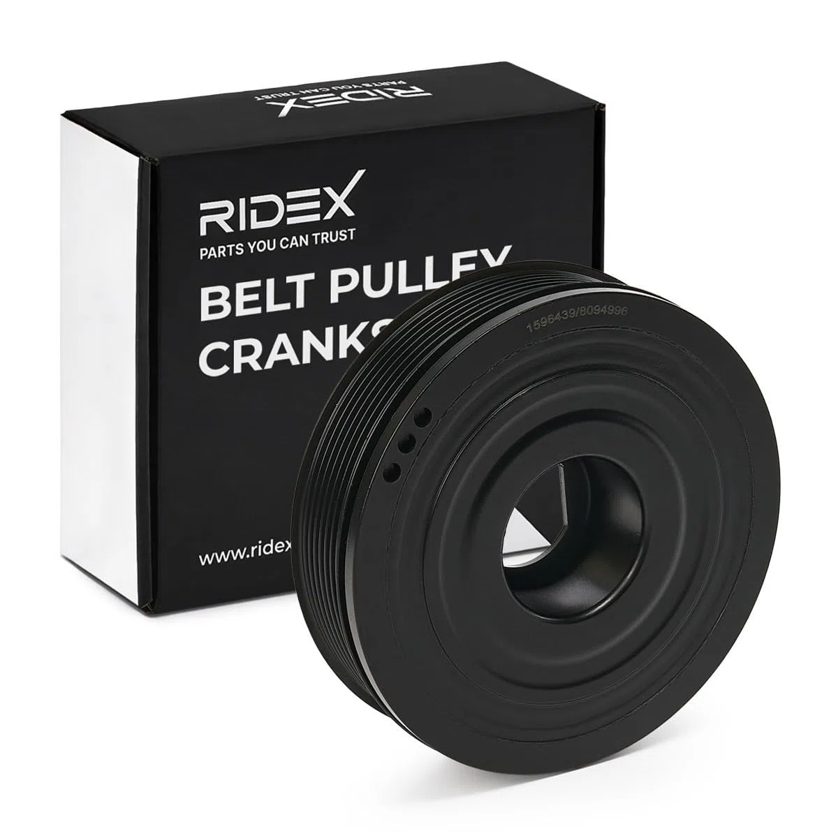 RIDEX 3213B0070 Polea de cigüeñal Compatible con NISSAN Qashqai II J11, J11