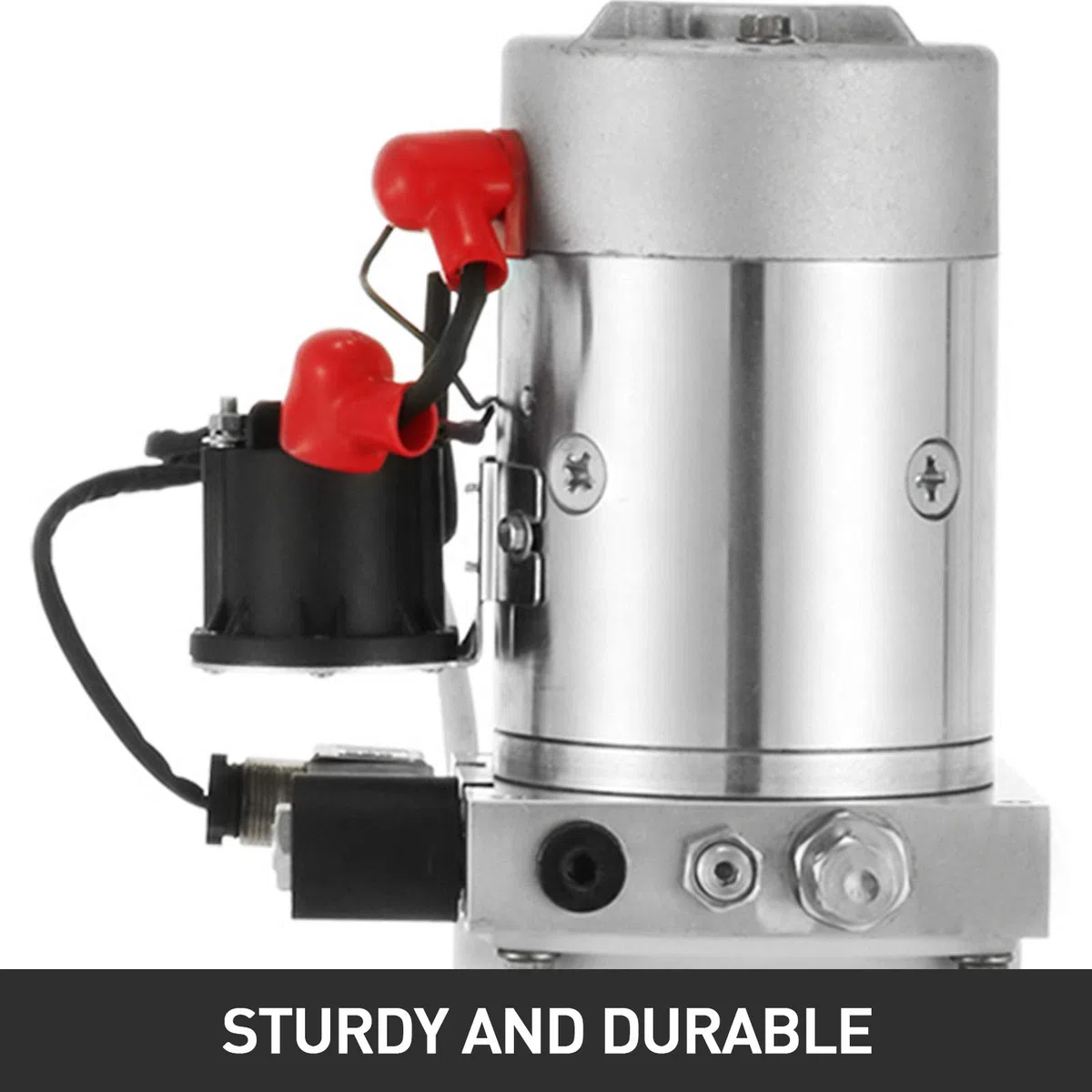 VEVOR Bomba Hidráulica con Simple Efecto 7L para Remolque de Coches Depósito de Plástico Bomba Hidráulica Remolque Tanque 12V