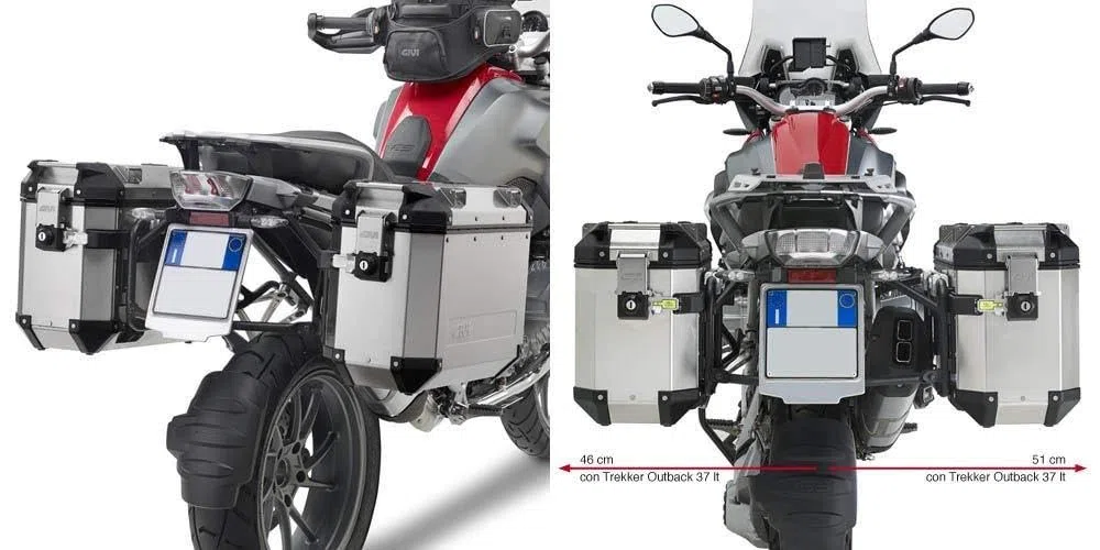 Givi PL5108CAM - Portaequipajes lateral Monokey Outback para BMW R 1200 GS 2013