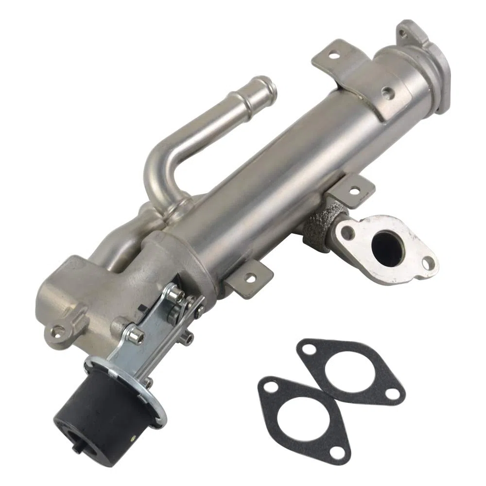Enfriador de EGR de recirculación de gases de escape Sello de la aleta del regulador Compatible con A4 A6 2005-2008 BLB BNA BRE 03G131512R 03G131512AL