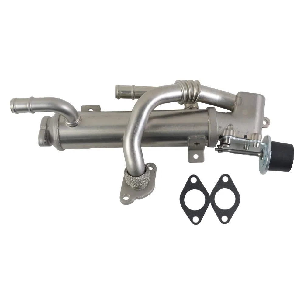 Enfriador de EGR de recirculación de gases de escape Sello de la aleta del regulador Compatible con A4 A6 2005-2008 BLB BNA BRE 03G131512R 03G131512AL