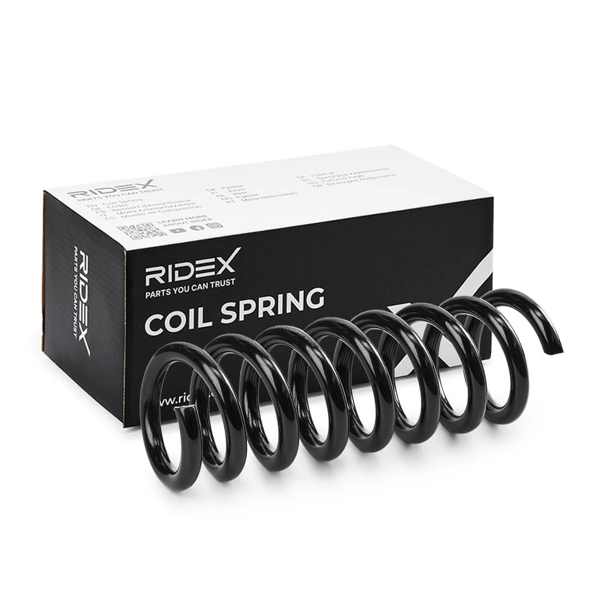 RIDEX 188C1287 2x Muelle de suspensión Trasero Compatible con MERCEDES-BENZ Clase C T-modell S204