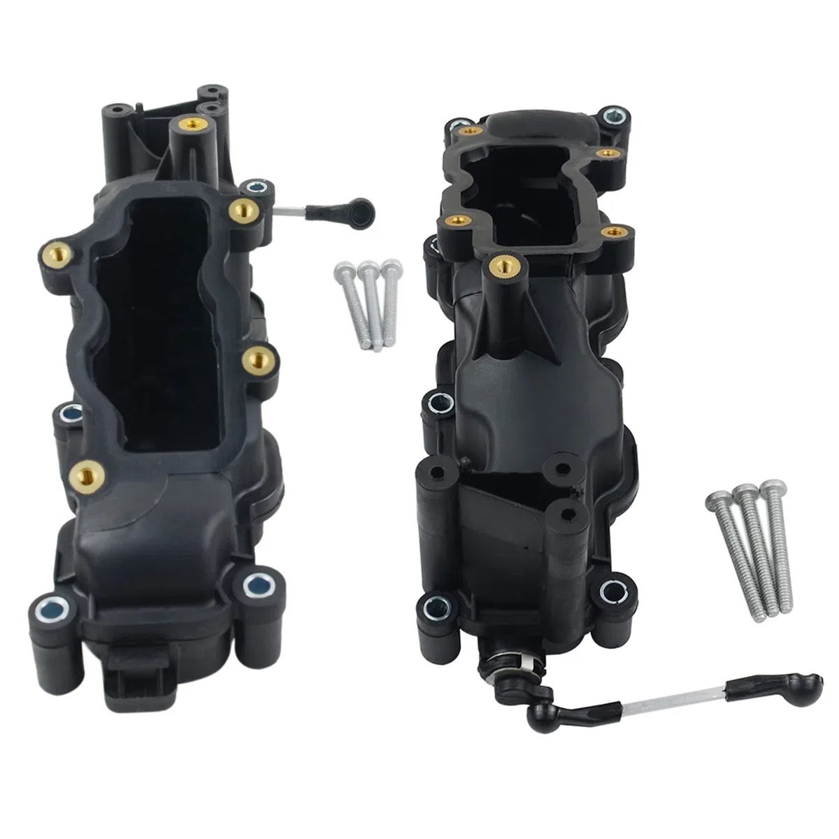 2x Colector de admisión compatible con A4 A6 A8 Q7 T0uareg 2.7 3.0 TDI 059129711CK 059129712BL