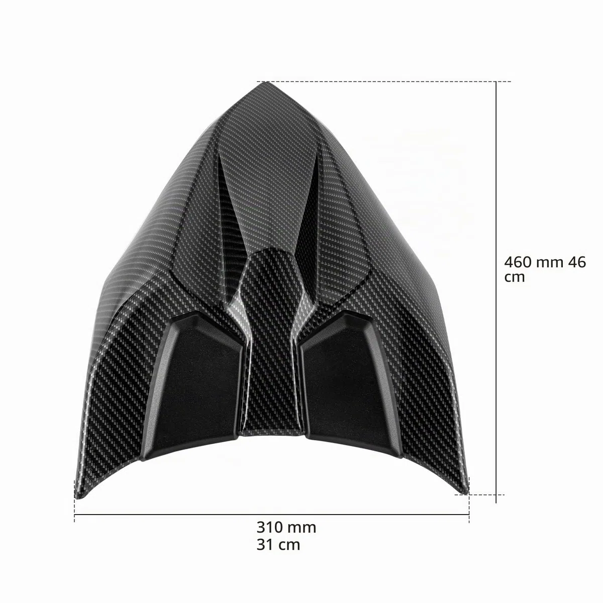 Cubiertas de Carenado para Asiento de Pasajero Trasero Traseras Motocicleta for Ninja Z 650 2017 2018 2019 2020 2021 2022 2023 2024 2025 2026 Ninja650 Z650 Tapa de Cola Trasera (Negro)