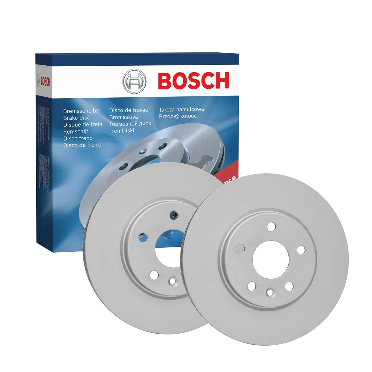Juego de 2 Discos de Freno Bosch BD2624 - Discos Ventilados, Alto Contenido en Carbono, 276 mm – Eje Delantero – Certificado ECE-R90 – Excelente Refrigeración y Reducción de Ruido, Anticorrosión