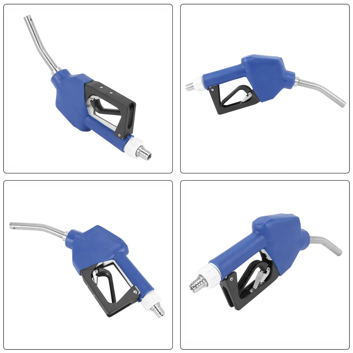 Boquilla automática 3/4 NPT DEF/AdBlue de acero inoxidable con bomba de transferencia DEF giratoria,Pistola de combustible automática,Boquilla manual/automática, Enrollador