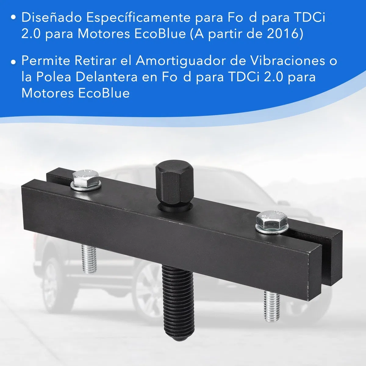 CarBole Herramienta de Extracción de Pola del Cigüeñal para Ford 2.0 EcoBlue TDCi - Compatível con Transit Custom/Tourneo Custom AWD/FWD/RWD (2016+)
