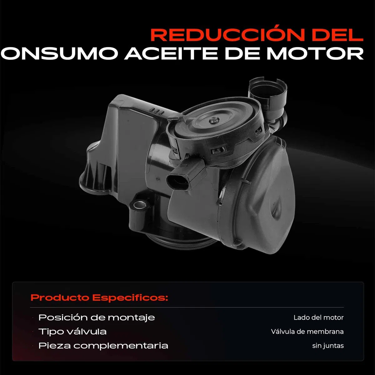 Frankberg Separador de aceite de Válvulaación del cárter Con junta Compatible con Cordoba 6L2 Ibiza III 6L1 Fabia I 6Y2 Polo 9A 9N Polo Berlina 9A2 9A4 9A6 9N2 Replace# 036103464AJ