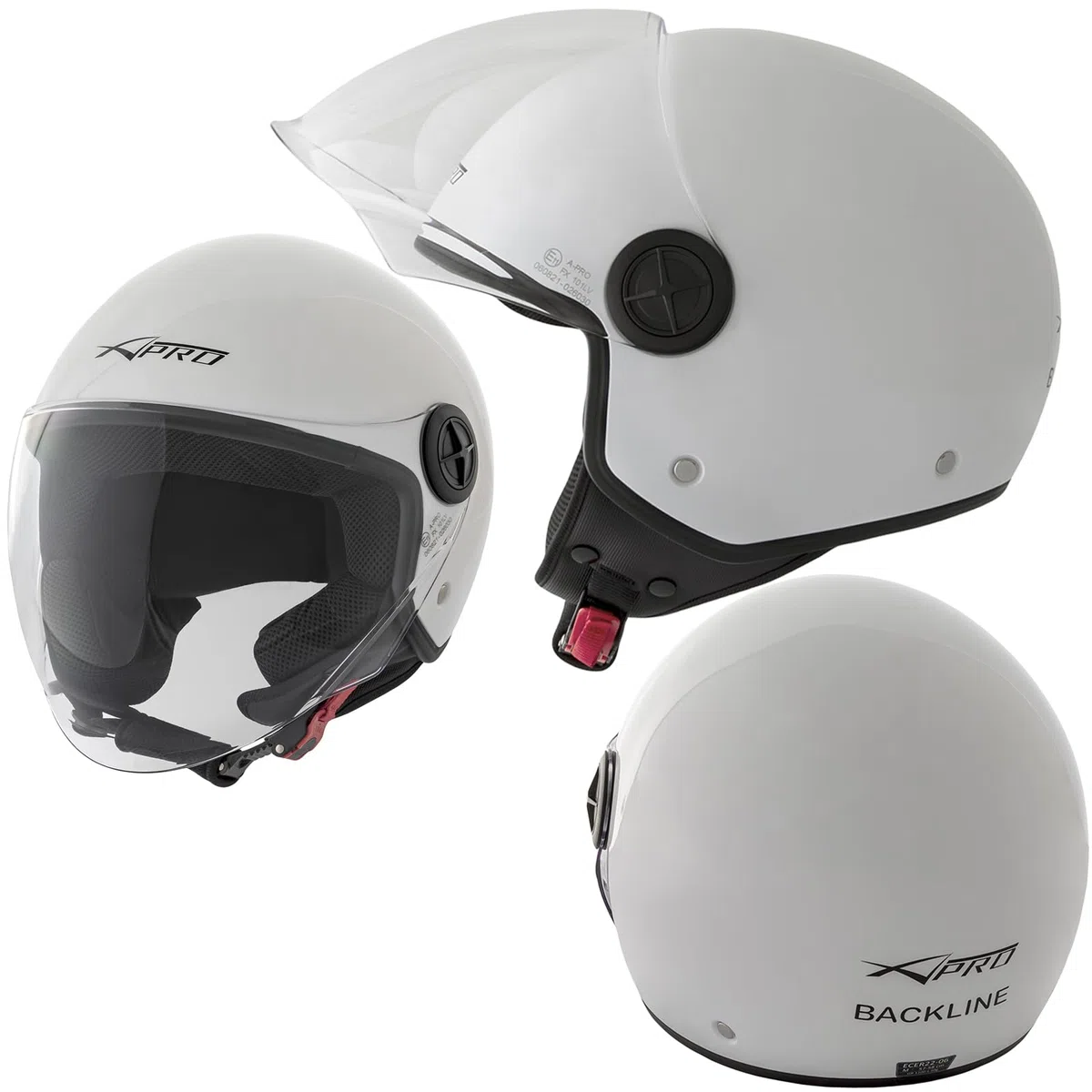 Jet Casco Moto Scooter Quad ECE 22 Visera Pantalla SonicMoto