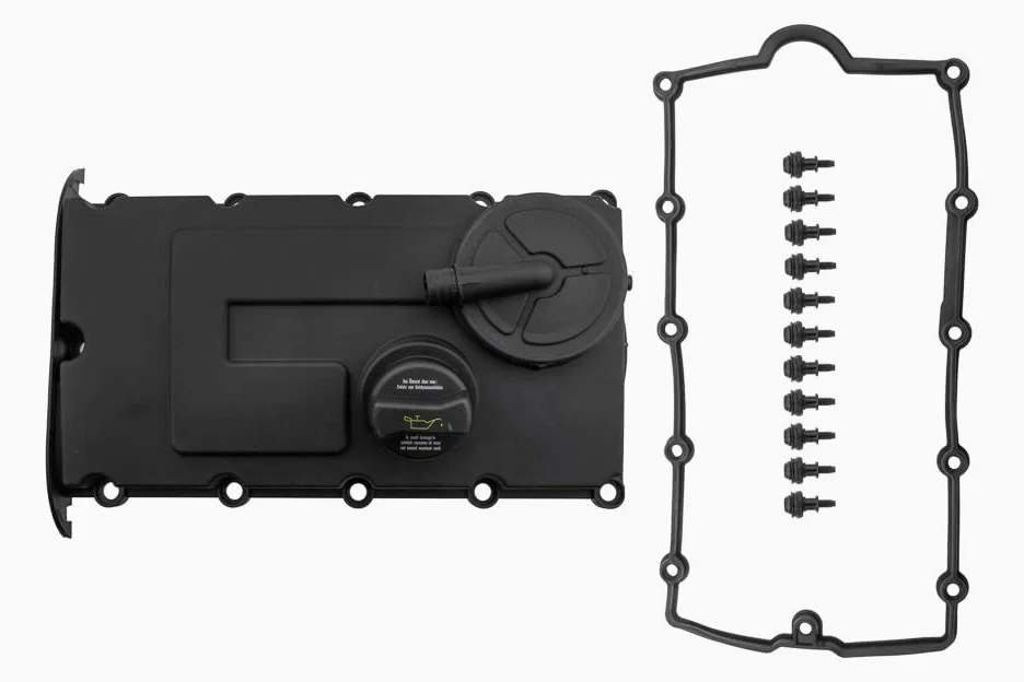 TAPA CULATA + JUNTAS compatible con AUDI SEAT SKODA VW MITSUBISHI con motor 2.0 TDI y 2.0 DI-D - 03G103469R 03G103469N 03G103475 03G103469 MN980040 K68001294AB 68001294AB