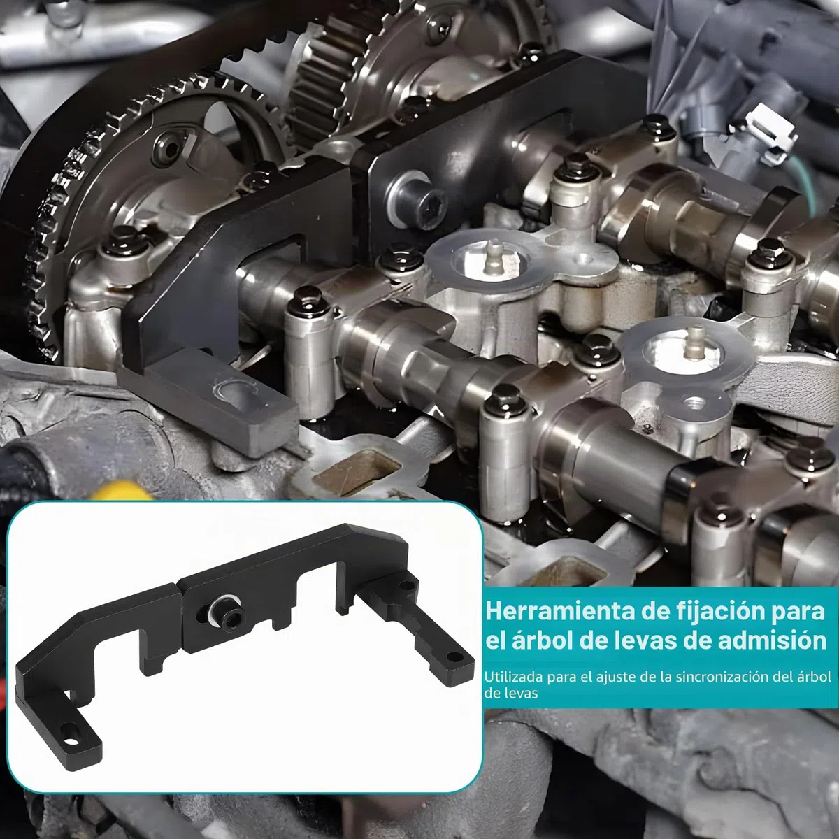 lalago 8pzs Herramienta de Correa de Distribucion de Motor, Correa Dentada, Herramientas de Ajuste de Motor de Gasolina Compatible con Peugeot, Opel, PSA, Citroën, Toyota 1.0/1.2 VTi 108 208 308 2008