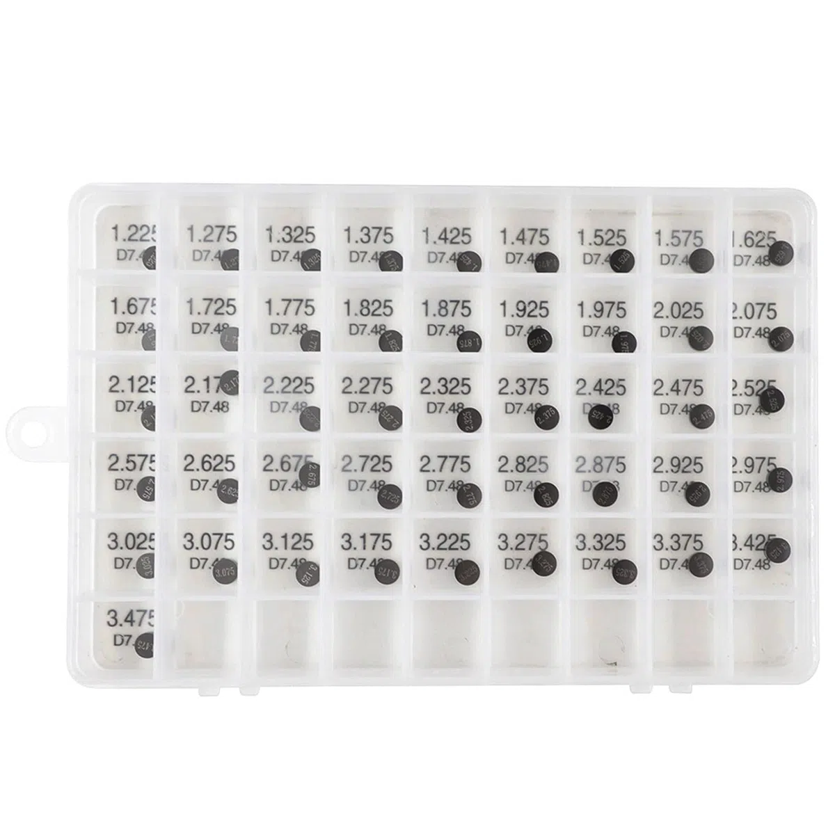 AHL- 46pcs 7.48mm Motocicleta Pastillas ajustable juego de válvulas Valve Shim kit compatible con Honda CBR600RR 2003-2007/Honda CBR900RR 1993-1999/ Honda CBR929RR 2000-2001