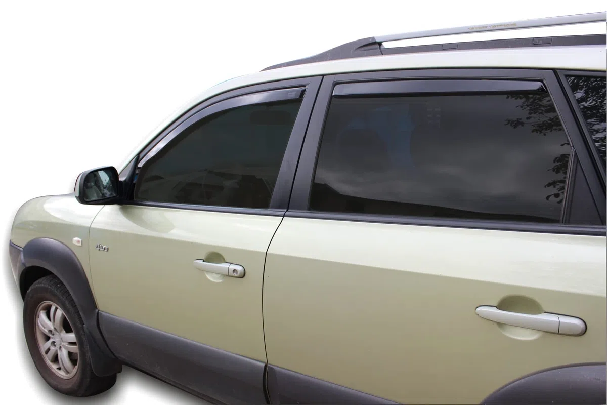 J&J AUTOMOTIVE Derivabrisas para Hyundai Tucson 5 puerta 2004-2010 4pcs