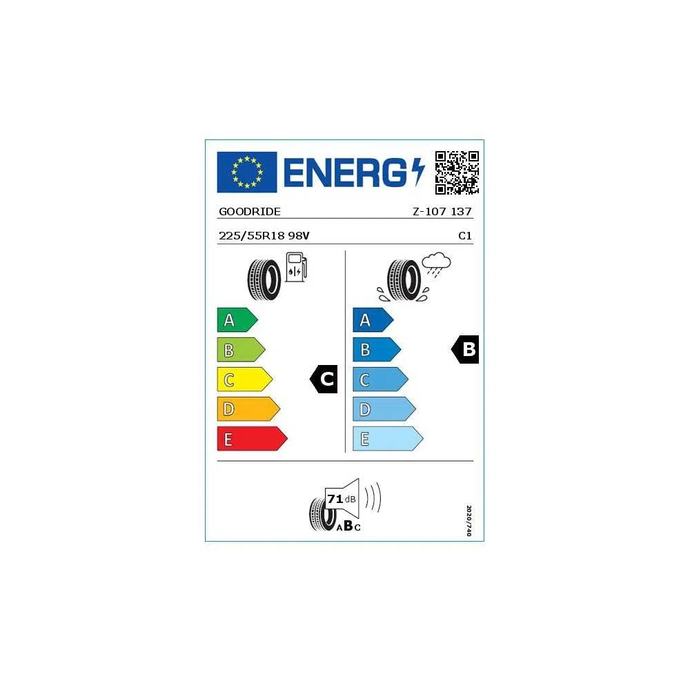 GOODRIDE 225/55 R18 98V Neumáticos de Verano Auto