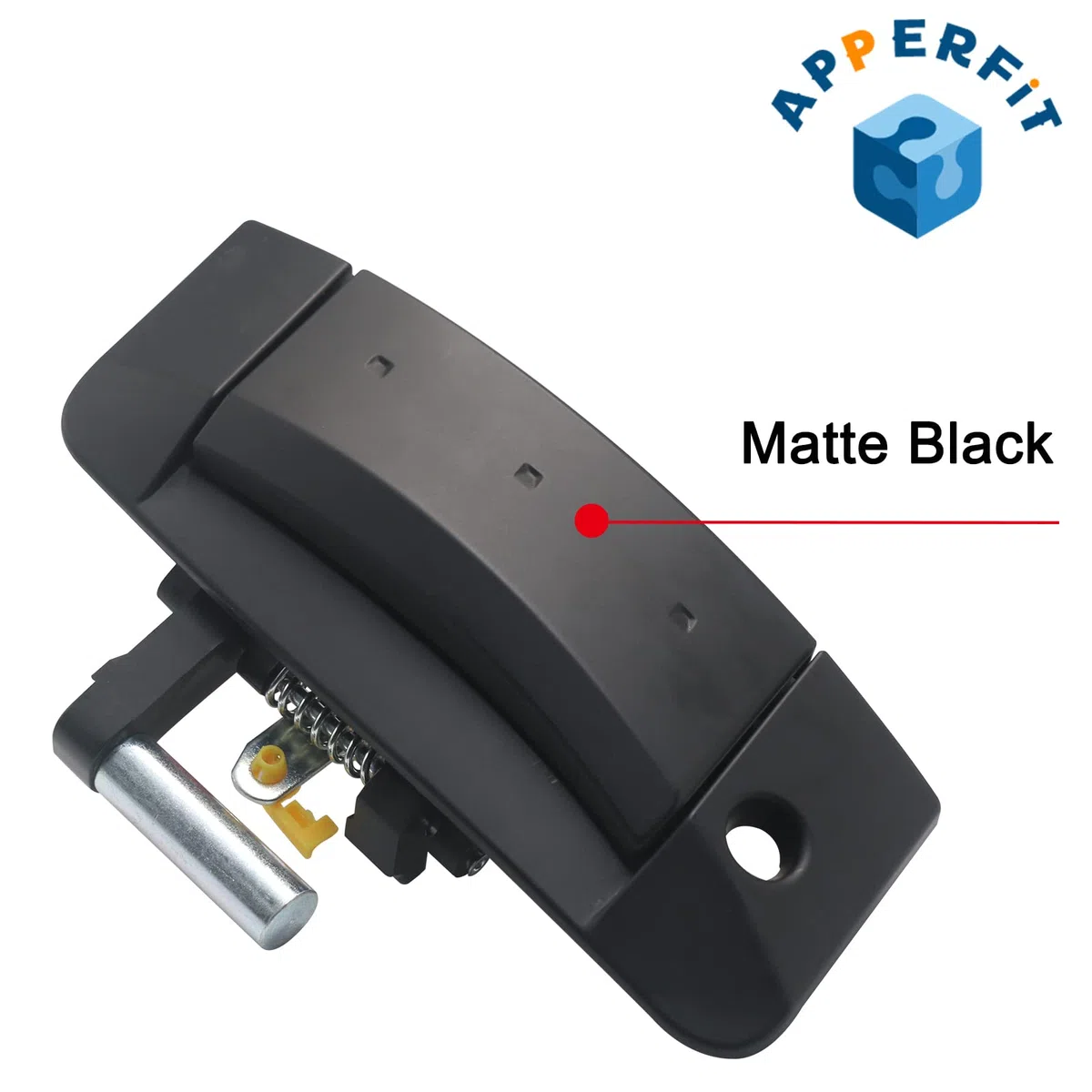 APPERFiT Par de manijas exteriores de puerta (negro mate) para 350Z 2003 2004 2005 2006 2007 2008 2009